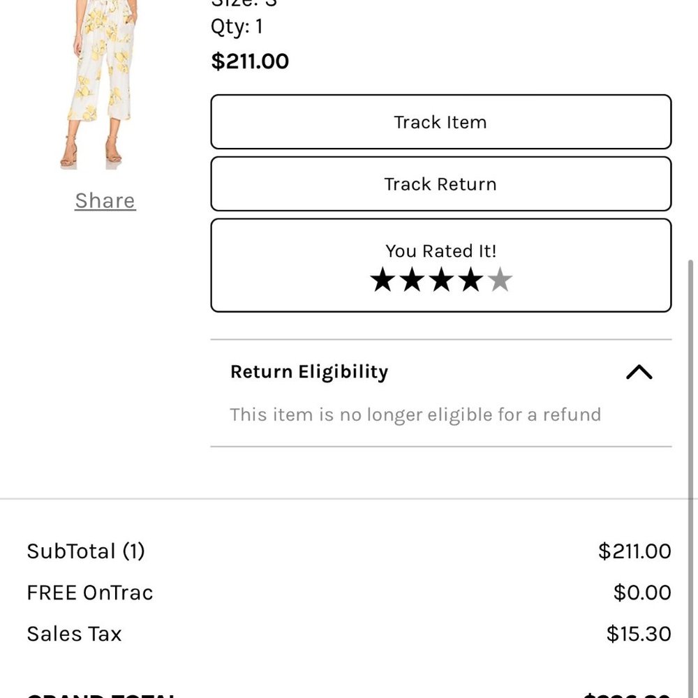 FOR LOVE & LEMONS RARE Limonada Jumpsuit - Picture 3 of 12